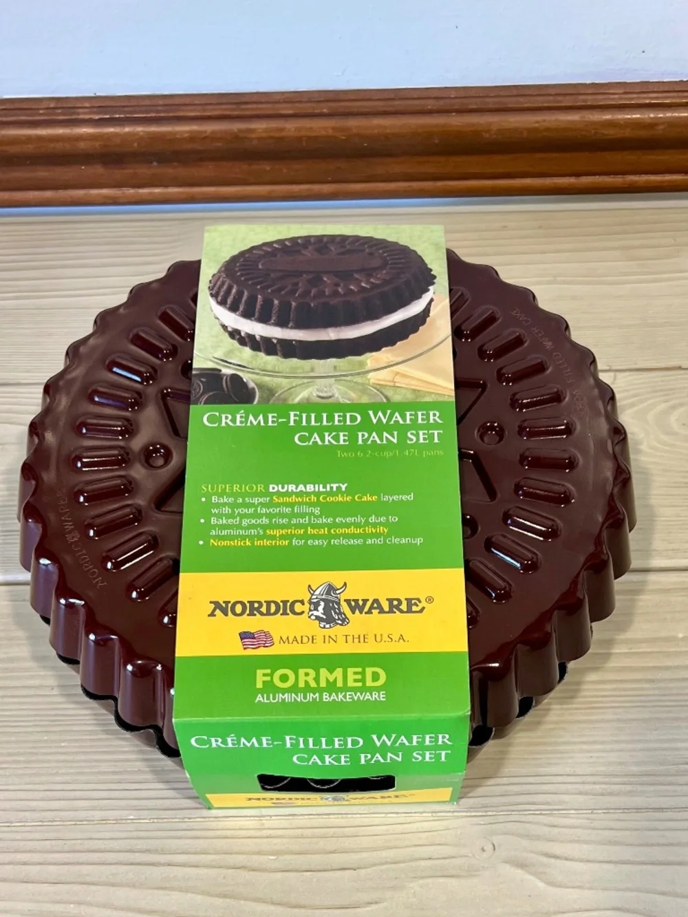 Nordic Ware Creme-Filled Cookie Cake Pan Set
